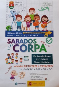 LUDOTECAS SÁBADOS 2026-2027 (DEL 03/10/2025 AL 19/06/2026) , PARA NIÑ@S DE 3 A 14 AÑOS DE EDAD DE 10:00 A 12:00 H