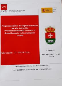 AYUDAS PROGRAMA PÚBLICO DE EMPLEO–FORMACIÓN PARA LA ACTIVACIÓN PROFESIONAL PARA REVERTIR DESPOBLAMIENTO MUNICIPIOS RURALES  2023