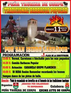 TRADICIONAL BARBACOA POPULAR, FESTIVIDAD SAN ISIDRO LABRADOR, SÁBADO 11 MAYO